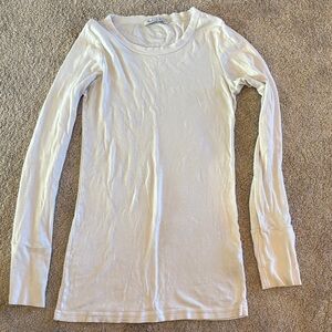 Classic White Long Sleeve Tee